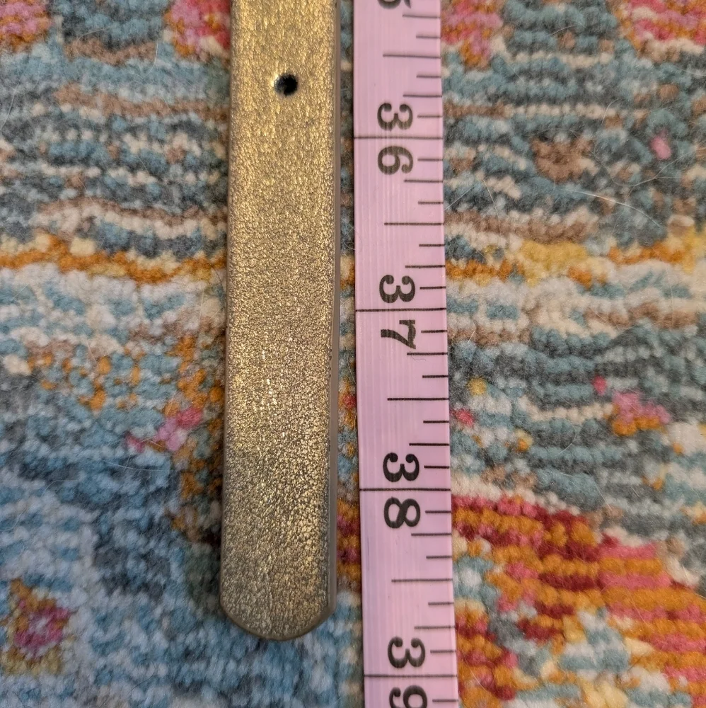 Vintage Gold Sparkle Glitter Skinny Belt